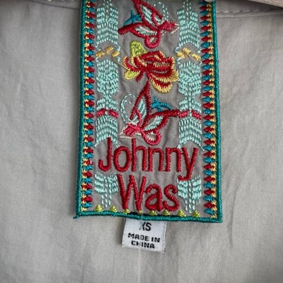NWOT Johnny Was Tunic Shirt Top Cotton XS Floral Flowers SALE OR TRADE - Picture 3 of 12